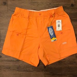 NWT Men’s Orange Aftco Fishing Shorts